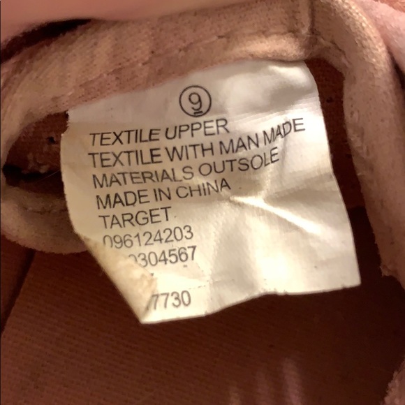 Blush pink Universal Thread suede sneakers - Picture 3 of 4